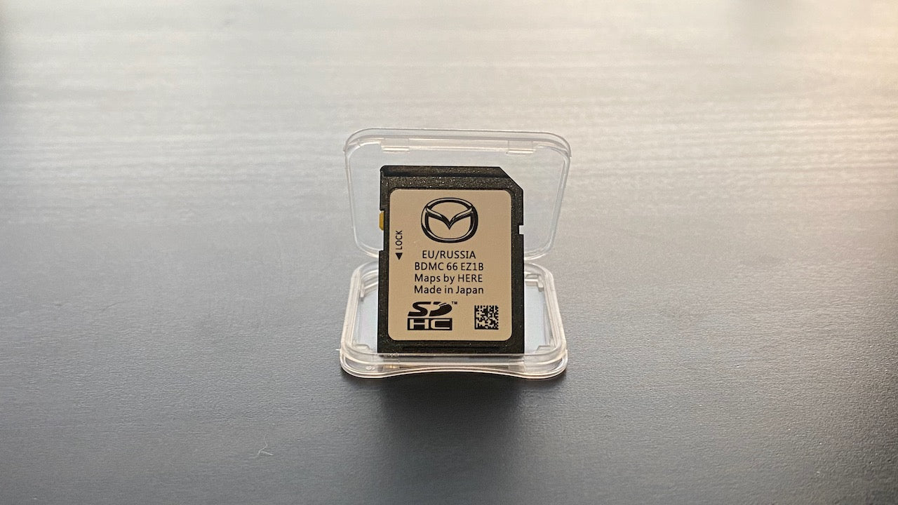 Mazda 3 Wide-screen Europa 2022 kort