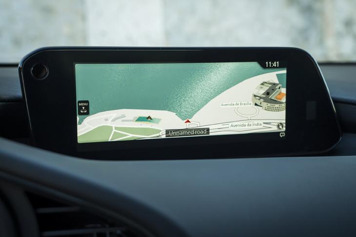 Mazda 3 Wide-screen Europa 2022 kort