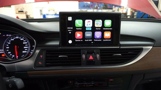 Audi MIB2 Europa 2023/2024 kort, CarPlay, Android Auto