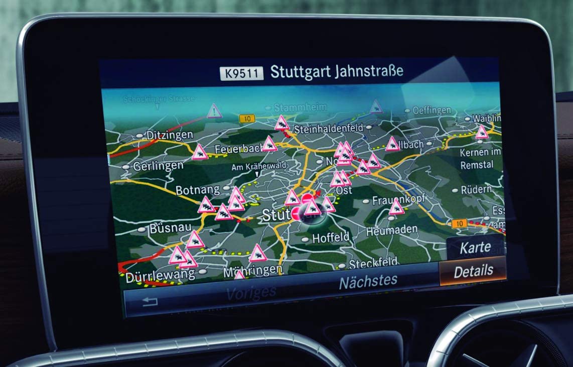 Mercedes Garmin Map Pilot Europa 2021/2022 kort Auto Navigatøren